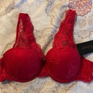 Fredericks of Hollywood plunge push-up bra